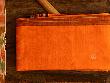 Cotton weaves ~ Ikat Saree { Haldi - 1 }